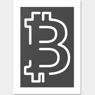 Bitcoin Logo Crypto BTC Posters and Art